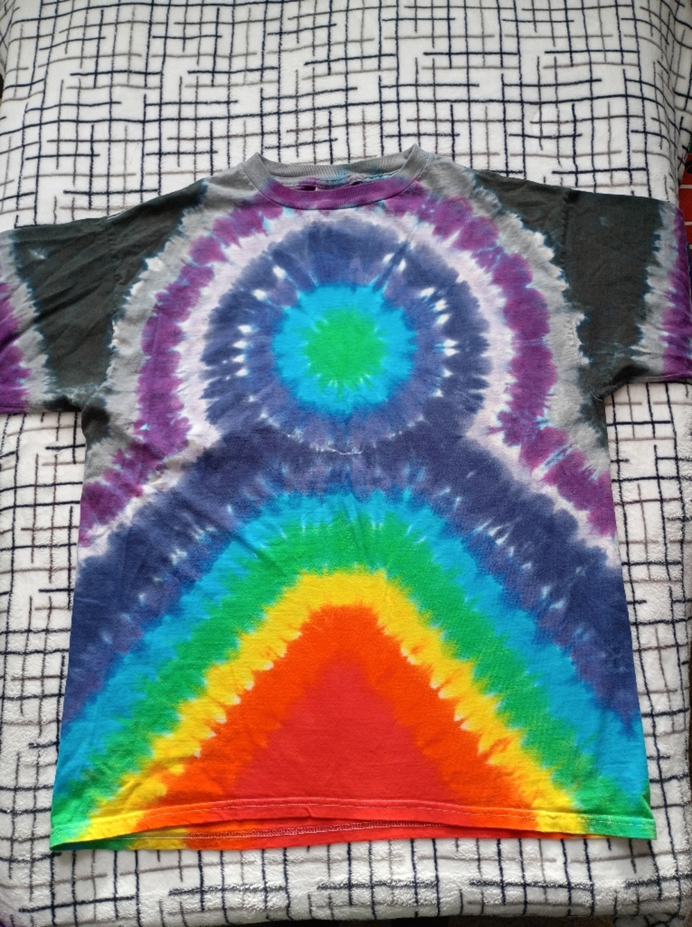 Vintage USTA Men's Size Large Tie Dye Shirt No Flaws